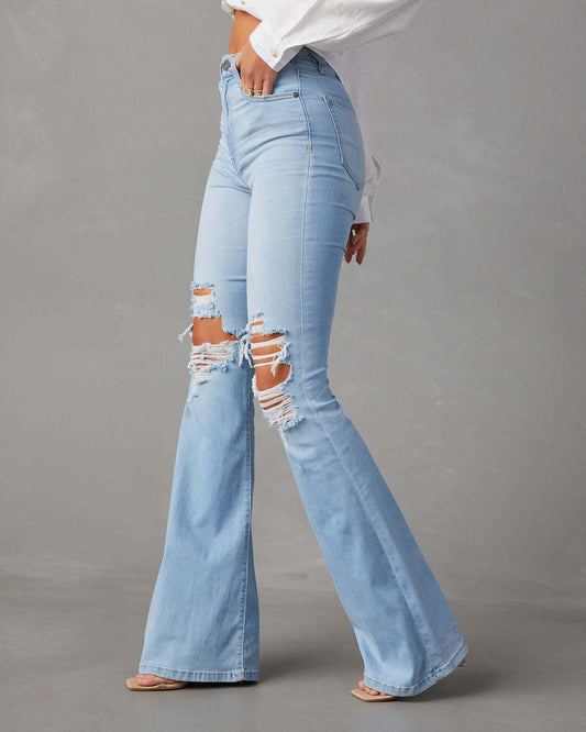 Fashion Temperament Wide-leg Jeans