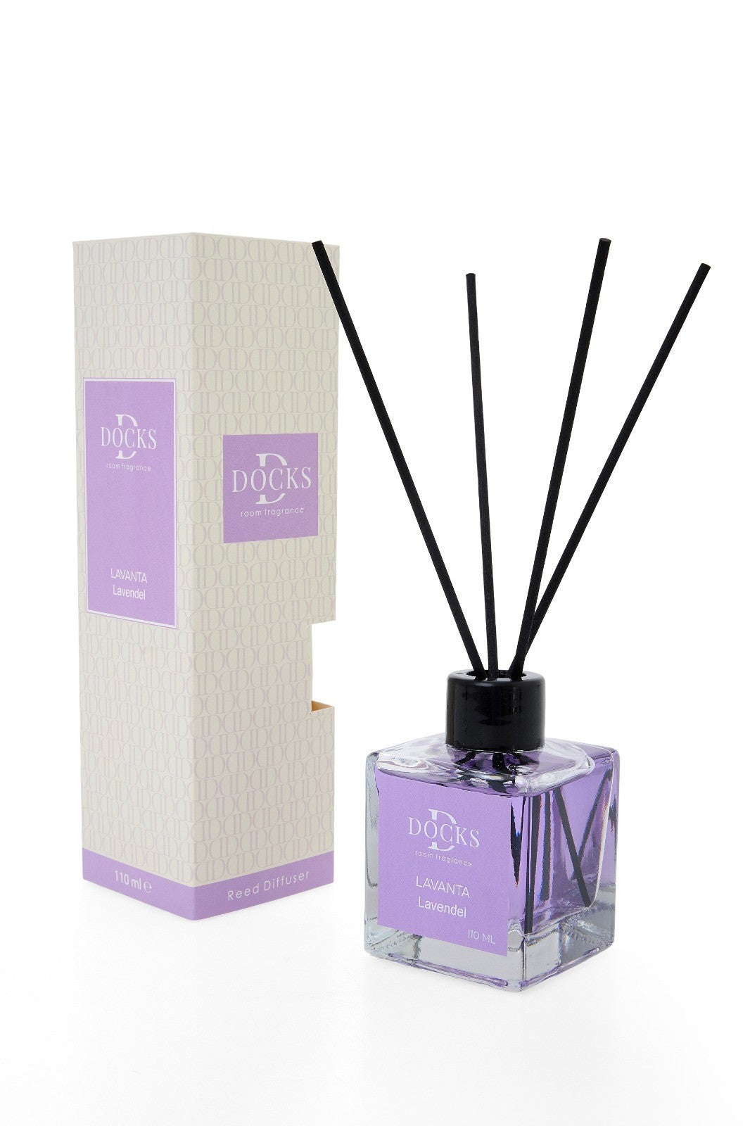 Set van 2 DOCKS kamergeurset 110ml diffuser met geurstokjes - luchtverfrisser geur