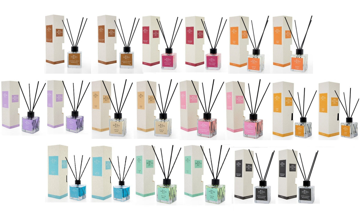 Set van 2 DOCKS kamergeurset 110ml diffuser met geurstokjes - luchtverfrisser geur