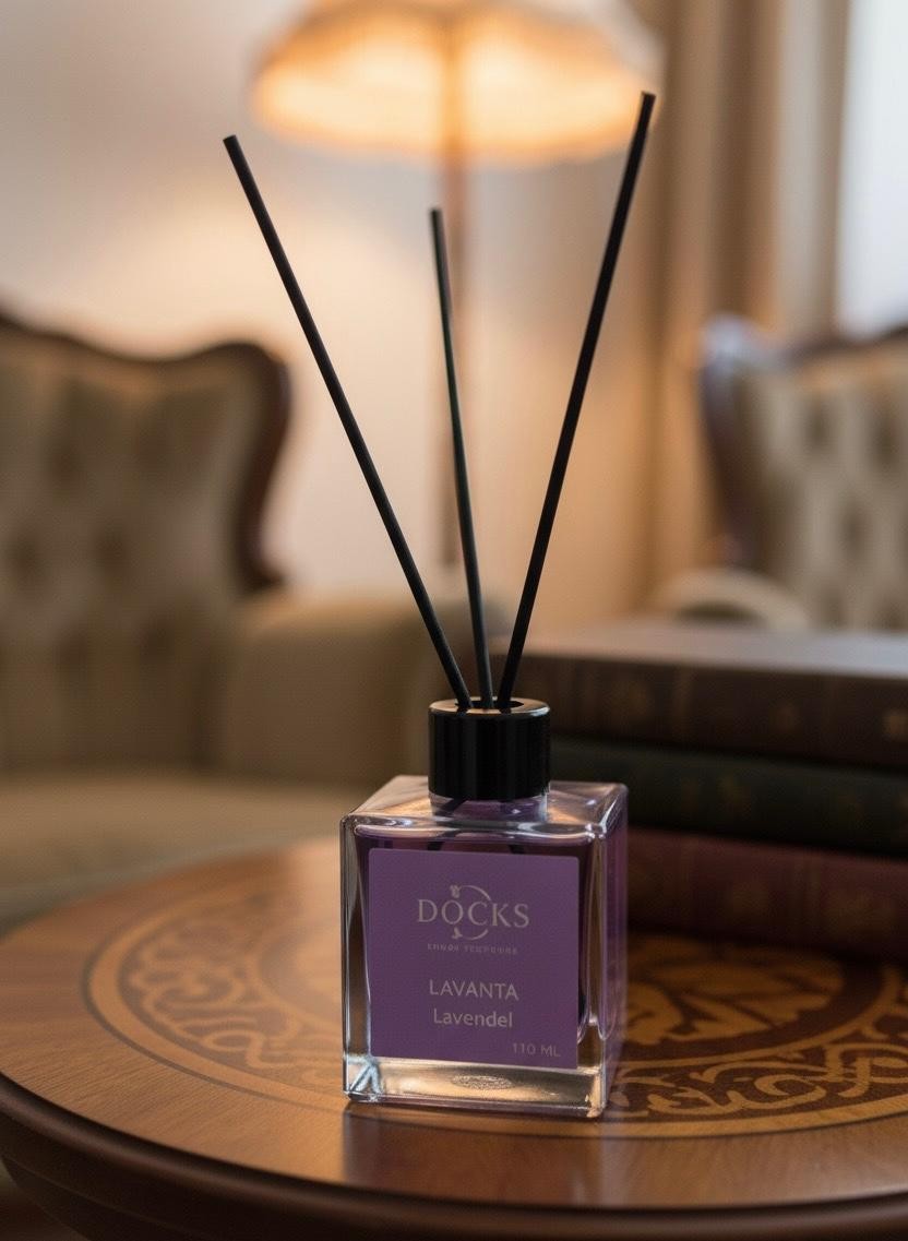 Set van 2 DOCKS kamergeurset 110ml diffuser met geurstokjes - luchtverfrisser geur