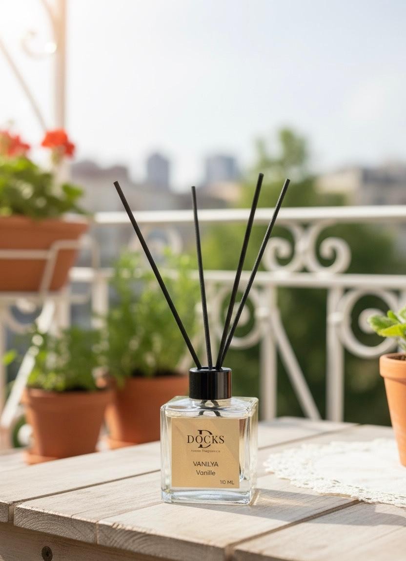 Set van 2 DOCKS kamergeurset 110ml diffuser met geurstokjes - luchtverfrisser geur
