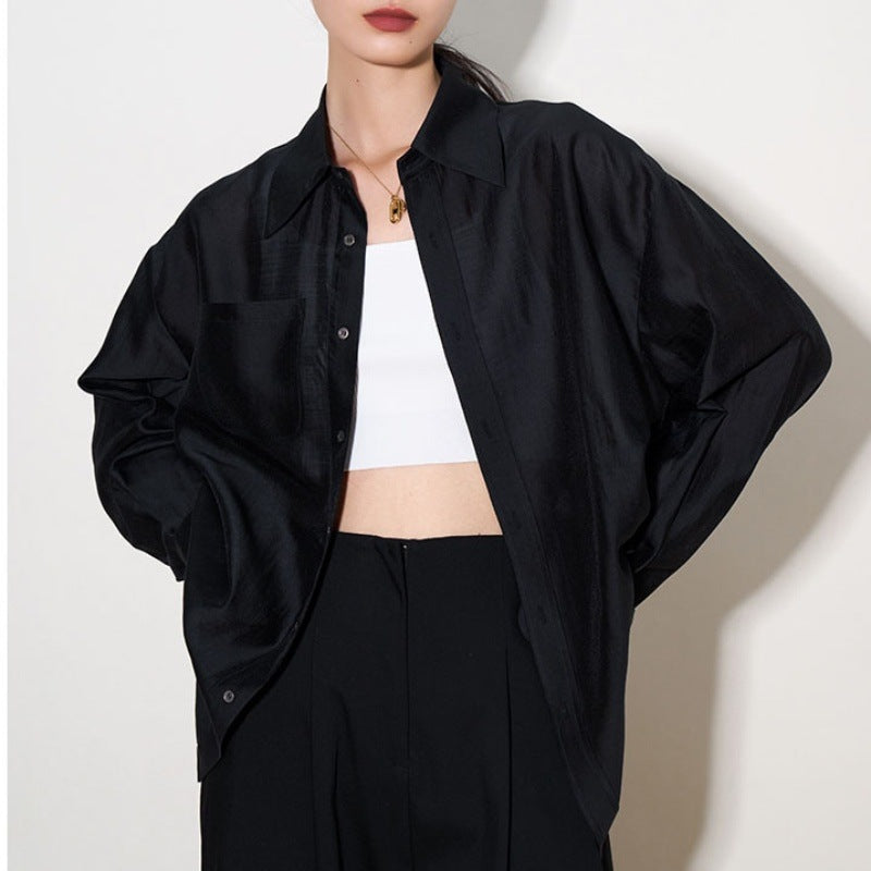 Tencel Sun Protection Cardigan Shirt For Women